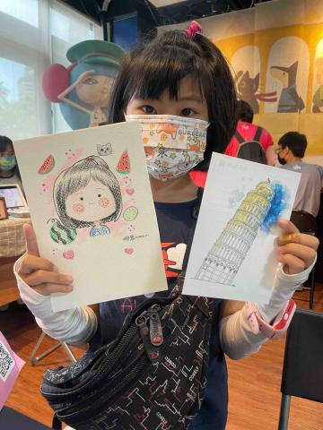 江采萱（娜恩） - 似顏繪市集現場照