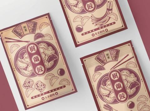 Biao - 樹蘭餃
品牌名稱樹蘭為奶奶之名，因懷念奶奶的好手藝的餃子故得此名，整體設計以復古還舊的感覺設計，也針對口味的不同做出系列調整。