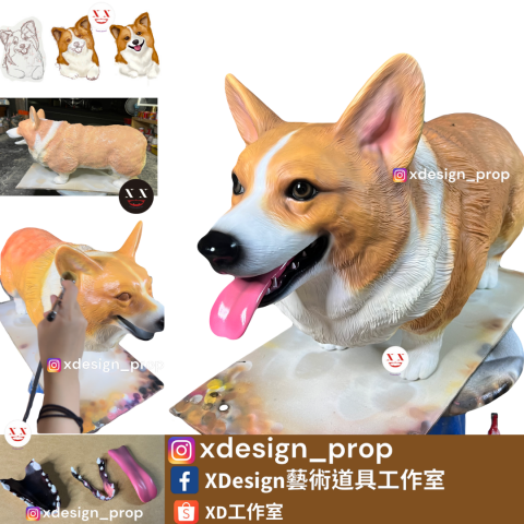 XD道具工作室/SLA光固化/建模/公仔製作 - 訂製等身公仔找我們