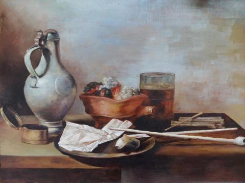 郭宇琪 - 油畫臨摹