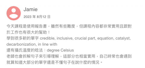 Vivian TAS/KAS 升學｜AP/IB經濟｜外商面試 - 永續報告分析