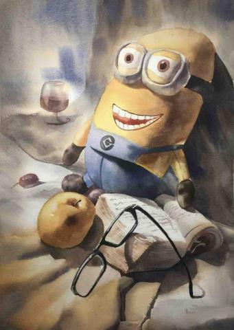 孟哲勖 - 水彩考題練習