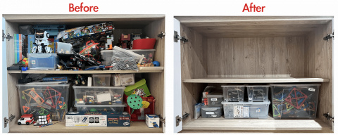 空間收納魔法家 - 小朋友的玩具淘汰＋收納後的清爽空間