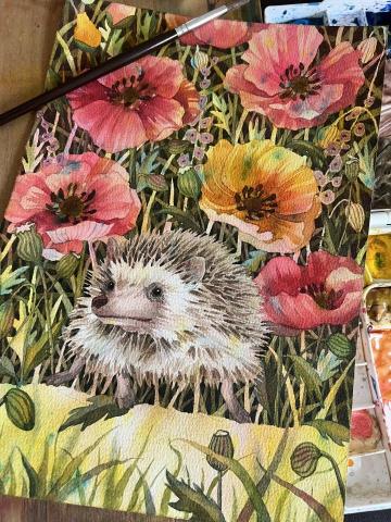 張郁欣 - 水彩插畫成品圖