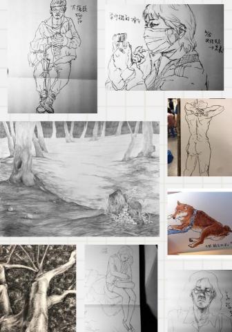 三樂 - 從造型、肌理去營造畫面，一步一步觀察自己要的感覺。