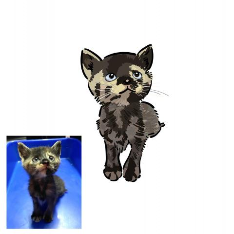 LUNA - 寵物全身畫