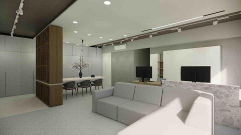 陳景淳建築師事務所 - 住宅室內渲染