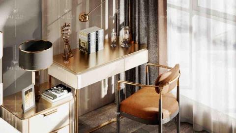 MJ設計.渲染.3D - 渲染-臥室軟裝