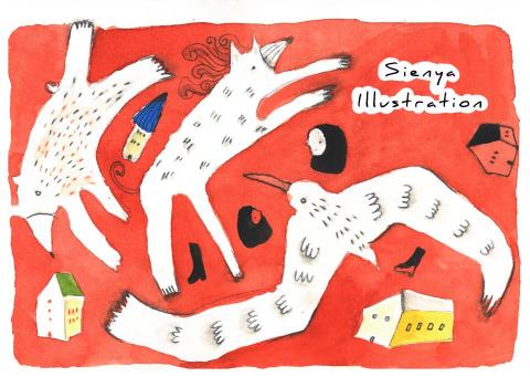 Sienya Illustration - 【 Zine小誌創作 】
＿長腳的動物們