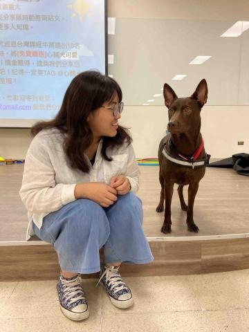 陳映樺 - 2023 參加台灣心輔犬研習