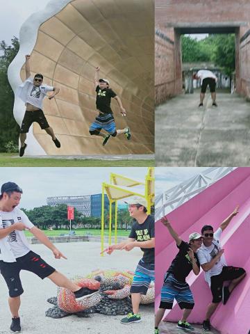 潘又微 - 高雄一日遊
旗津海岸遊
#彩虹教堂
#台南砲台
#旗津風車公園