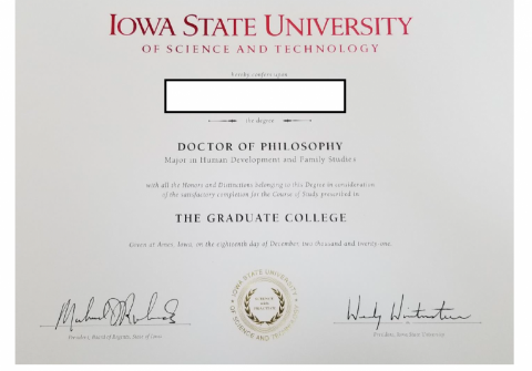 BC_Academic_Writing - My PhD diploma granted by Iowa State University, USA.