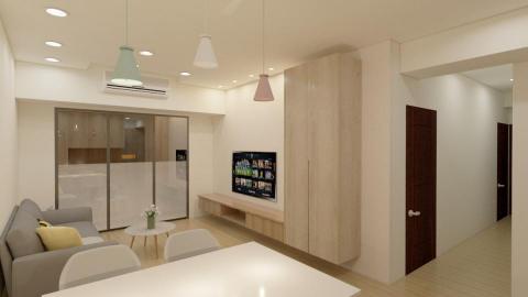 阿銘 - 系統櫃設計3D效果圖3