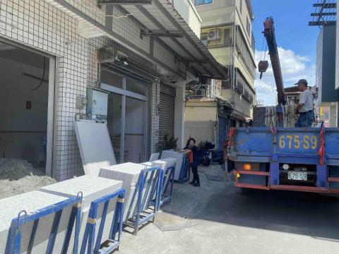 開心農業社 - 中山路花崗石進料