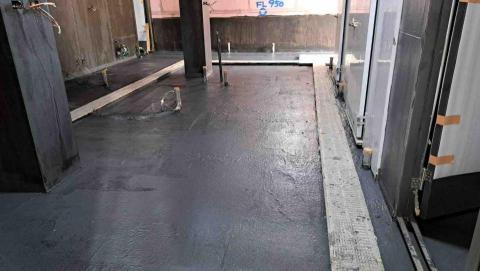 開心農業社 - 台中港西門子歌美颯廚房地坪防水施做