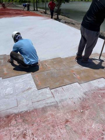 佑紳工程行 - 彩色壓花地坪