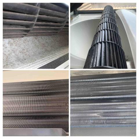 職手清潔工作室-洗衣機-冷氣清潔 - 鳳山 許小姐 日立冷氣