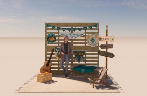 蜂潮工作室 - aston martin車主活動露營deco設計+3D建模渲染