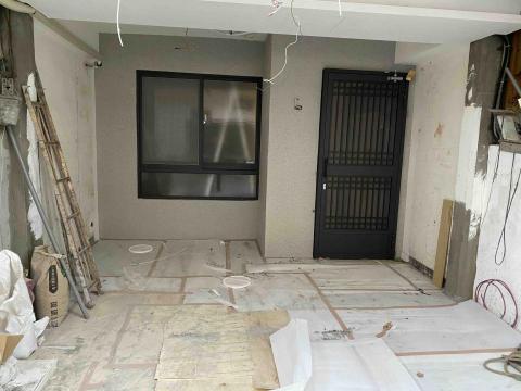 開心農業社 - 太平透天正面噴塗仿石漆