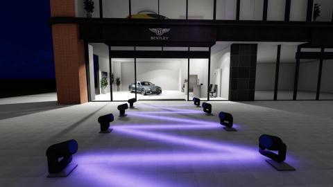 蜂潮工作室 - Bentley1+2樓展間3D建模渲染