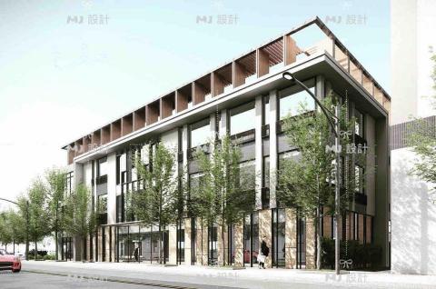 MJ設計.渲染.3D - 渲染-設計提案：廠區辦公室