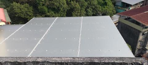 鋼毅工程行 - 採光罩換鋁復合板