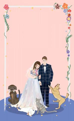 獨目妖創意無限工作室 - 客製似顏繪喜帖