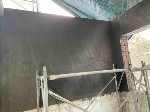 泥作阿漳 - 磚牆打底傍角