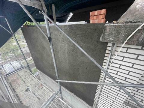 泥作阿漳 - 磚牆打底傍角