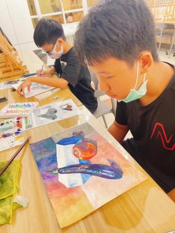 許曉綺 - 畫室教學-水彩靜物