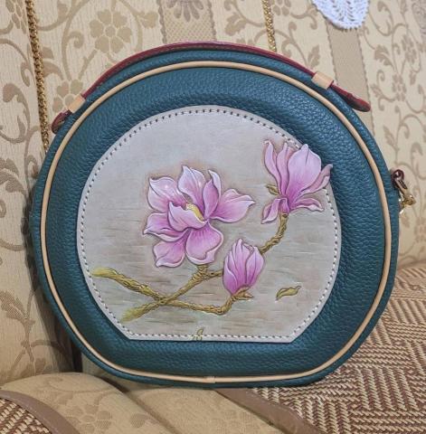 陳心音 - 木蘭皮雕小圓包