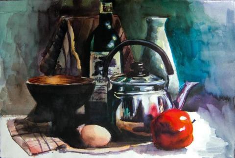 許曉綺 - 老師水彩作品