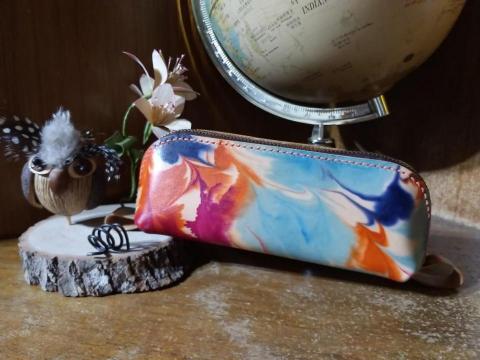 陳心音 - 皮革糊染筆袋