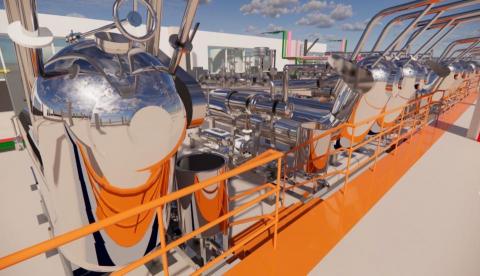 湛奇設計工作室 - 機器設備3D建模渲染案