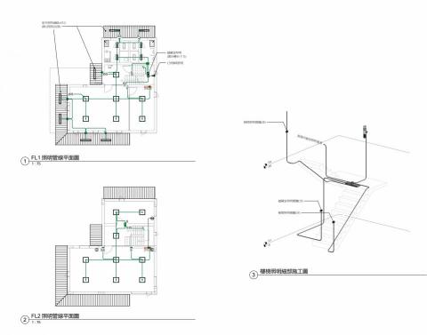 湛奇設計工作室 - Revit  MEP機水電案 2D轉3D施工圖電氣系統