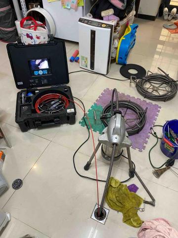 永立淨包通工程行 - 管道內視鏡搭配鋼條通水管
