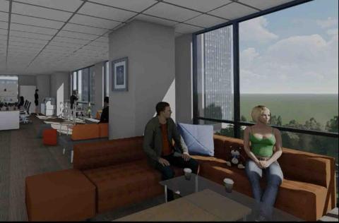 湛奇設計工作室 - 辨公室空間規劃及家具3D設計建模