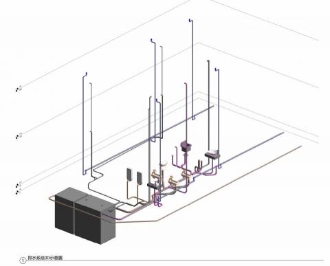 湛奇設計工作室 - Revit  MEP機水電案 2D轉3D施工圖
給排水系統 電氣系統 弱電系統 空調系統
