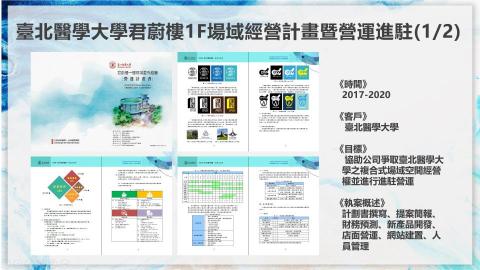 李啓仁 - 臺北醫學大學君蔚樓賣場場域經營規劃