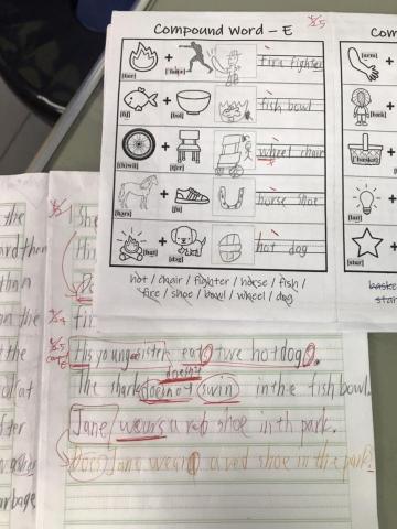 許美鈴 - Compound Word KK Practice +sentence writing