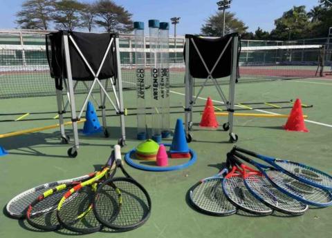 雲林YunTennis網球教學（西螺） - 完善教學道具，免自備用具