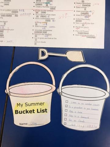許美鈴 - Summer Vacation Project - Bucket List