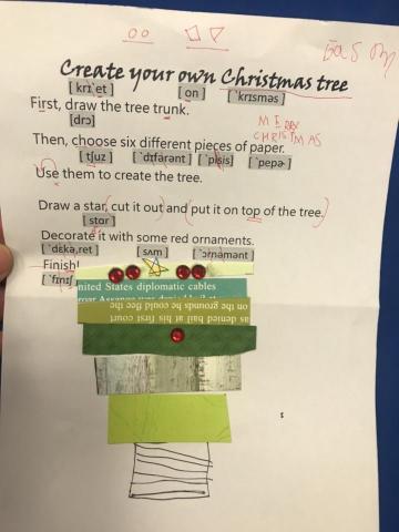 許美鈴 - Christmas Project - Create Your Own Christmas Tree