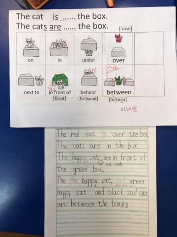 許美鈴 - Picture Booking After Reading + sentence writing practice