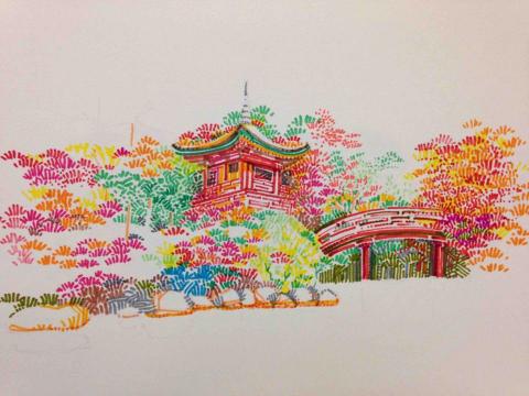 杜比作品 - 手繪排線(奇異筆)日本橋 杜比作品 - 手繪排線(奇異筆)日本橋