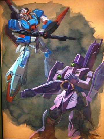 杜比作品 - 手繪(水粉)鋼彈 杜比作品 - 手繪(水粉)鋼彈