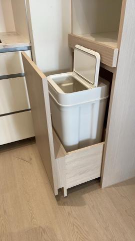 東玥空間設計 - 收納櫃融入垃圾桶