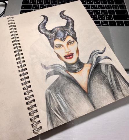 顏薇 - 畫畫教學 - 色鉛筆作品