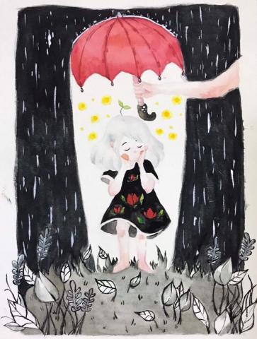 張蓉蓁 - 水彩插畫風格
