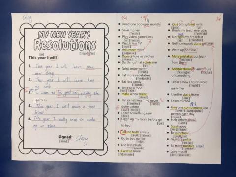 許美鈴 - New Year Project_ Resolution worksheet_4